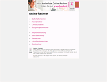 Tablet Screenshot of onlinerechner.haude.at